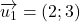 \overrightarrow{u_1}=(2 ; 3)