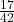 \frac{17}{42}
