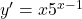 y^{\prime}=x 5^{x-1}