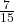 \frac{7}{15}