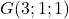 G(3 ; 1 ; 1)