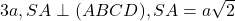 3 a, S A \perp(A B C D), S A=a \sqrt{2}