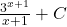 \frac{3^{x+1}}{x+1}+C